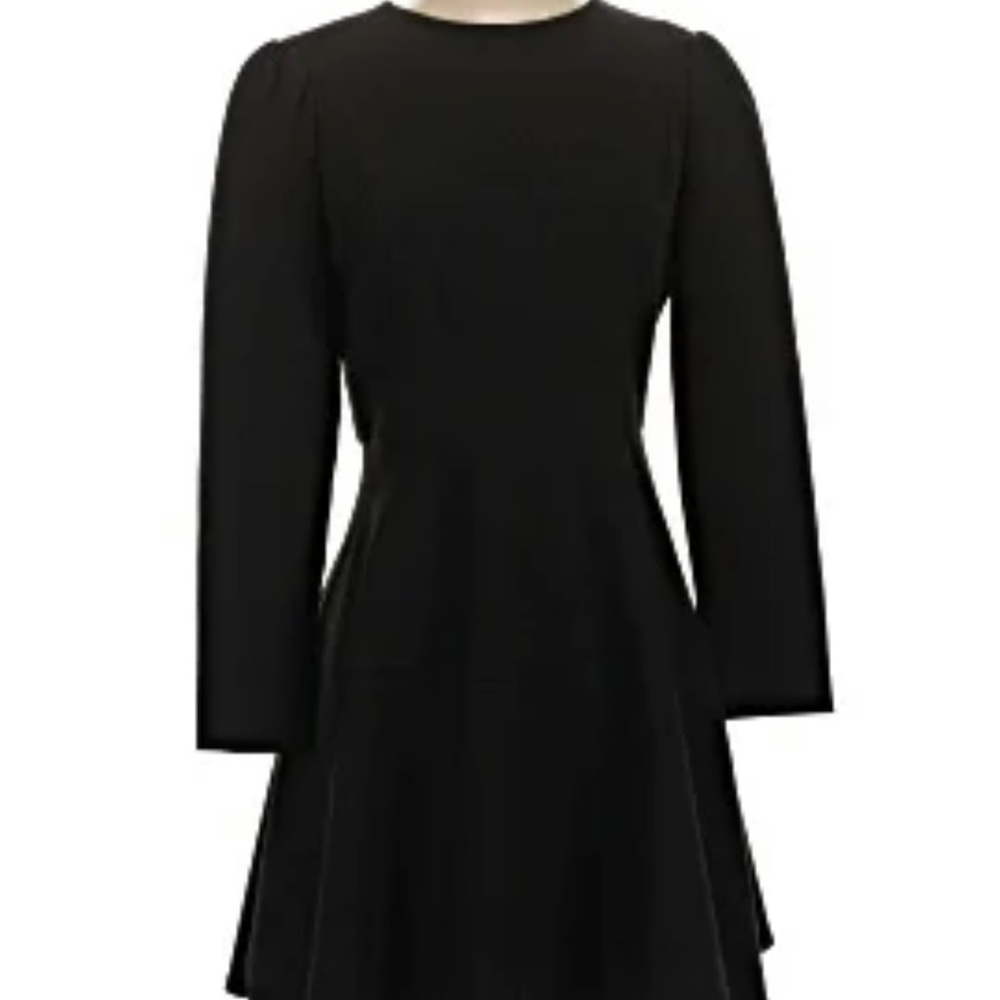 Astra Signature Black A Line Shift Dress Knee Length Classic Plus Size 22 2X NWT